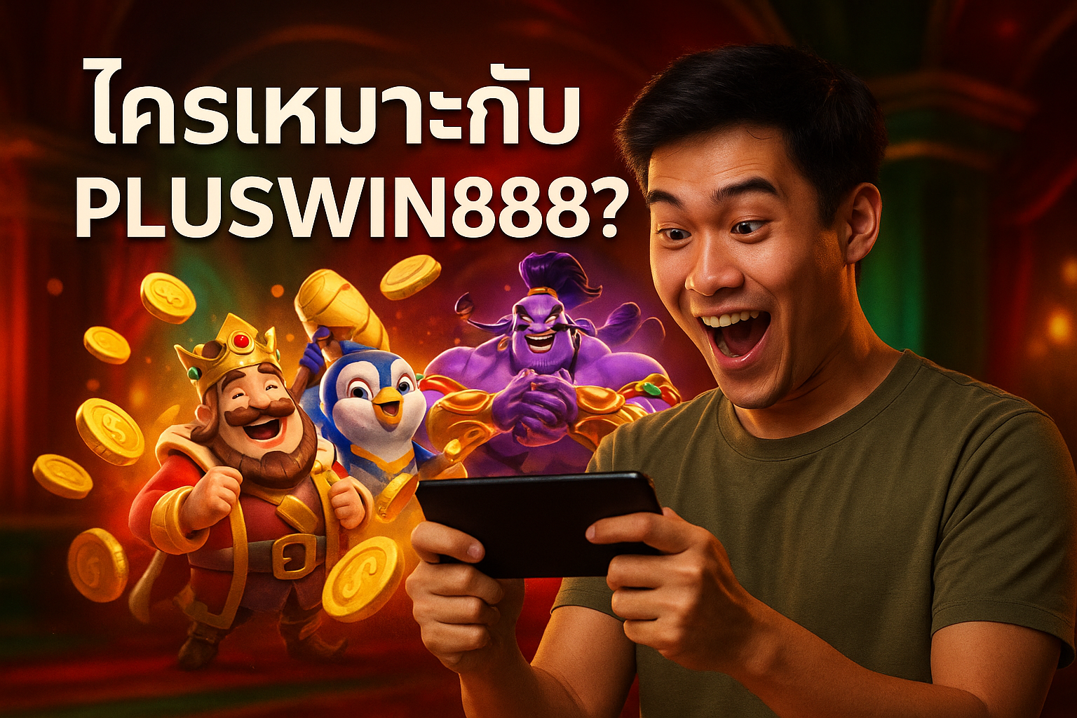 ใครเหมาะกับ PLUSWIN888? มาหาคำตอบกัน