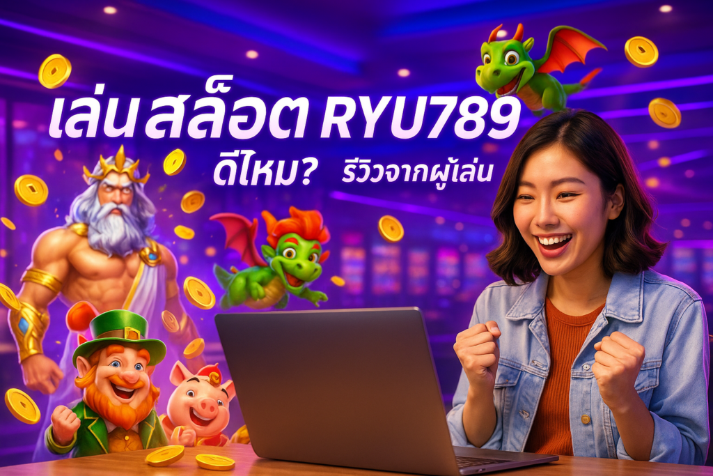 เล่นสล็อต RYU789 ดีไหม? รีวิวจากผู้เล่นจริง