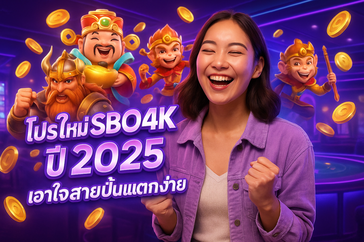 โปรใหม่ SBO4K ปี 2025 เอาใจสายปั่นแตกง่าย